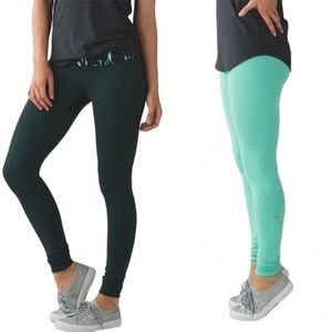 Wunder Under Pant III (Reversible) Dark Fuel / Menthol 2 tight